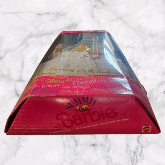 Vintage 1990 SUMMIT Barbie First Edition Mattel 7027 New NRFB - Picture 8 of 11